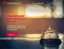 Tablet Screenshot of exclusiveswiss.com